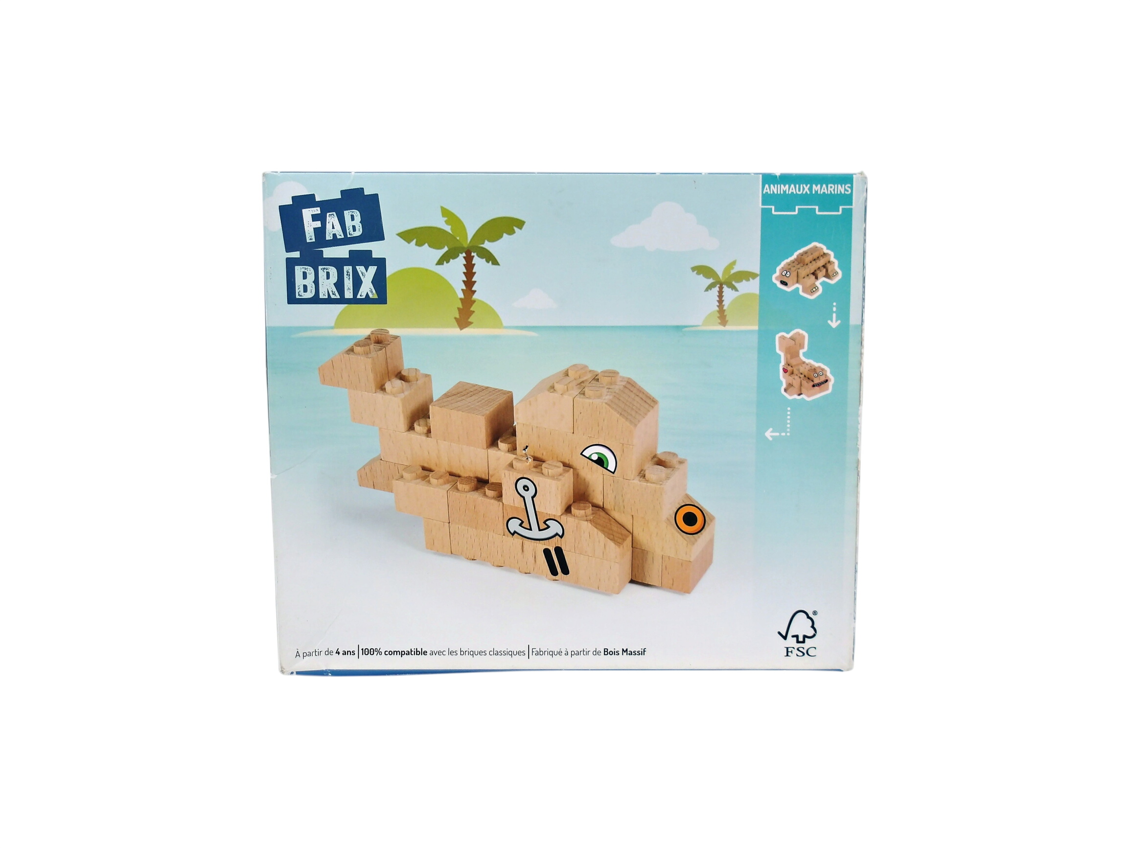 Fab brix - Animaux marins - 32 pièces Très bon état -  reconditionné disponible sur Label Emmaüs